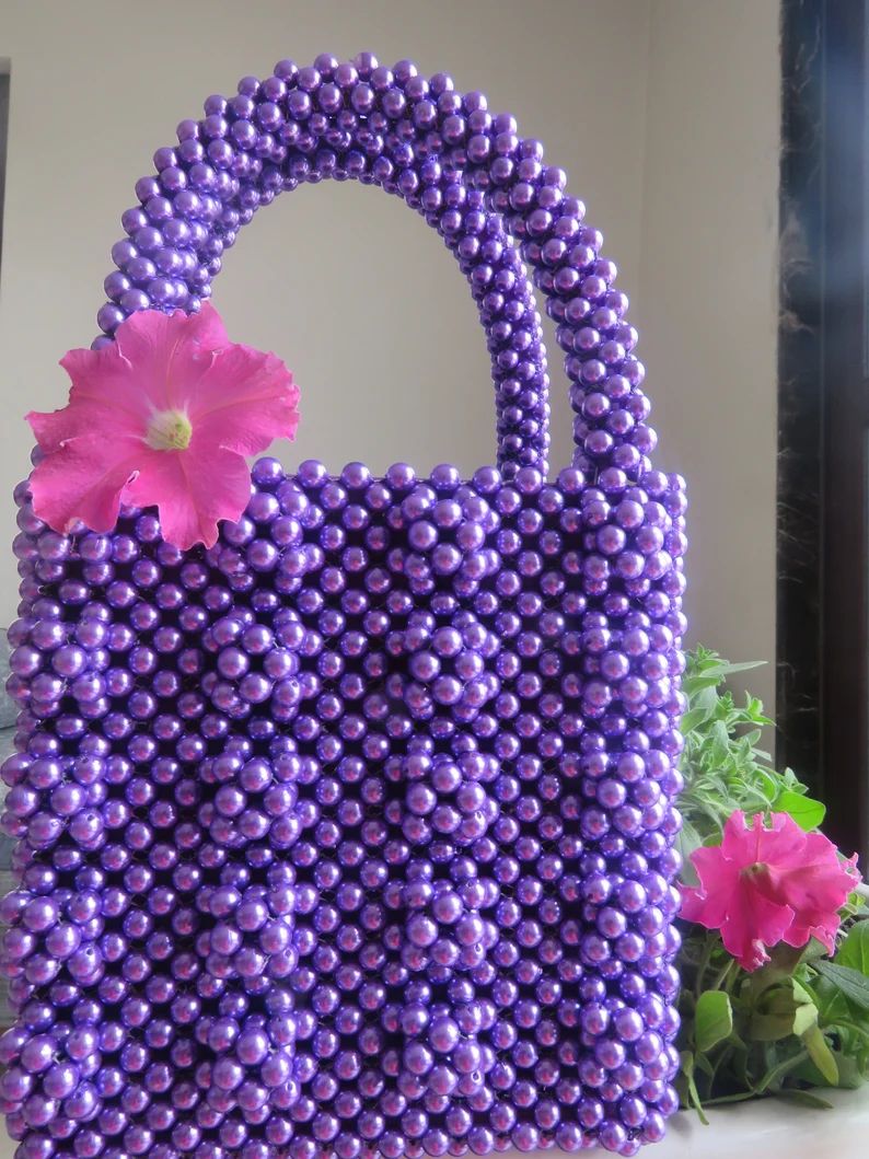 Lilac Pearl Bag | Etsy (US)
