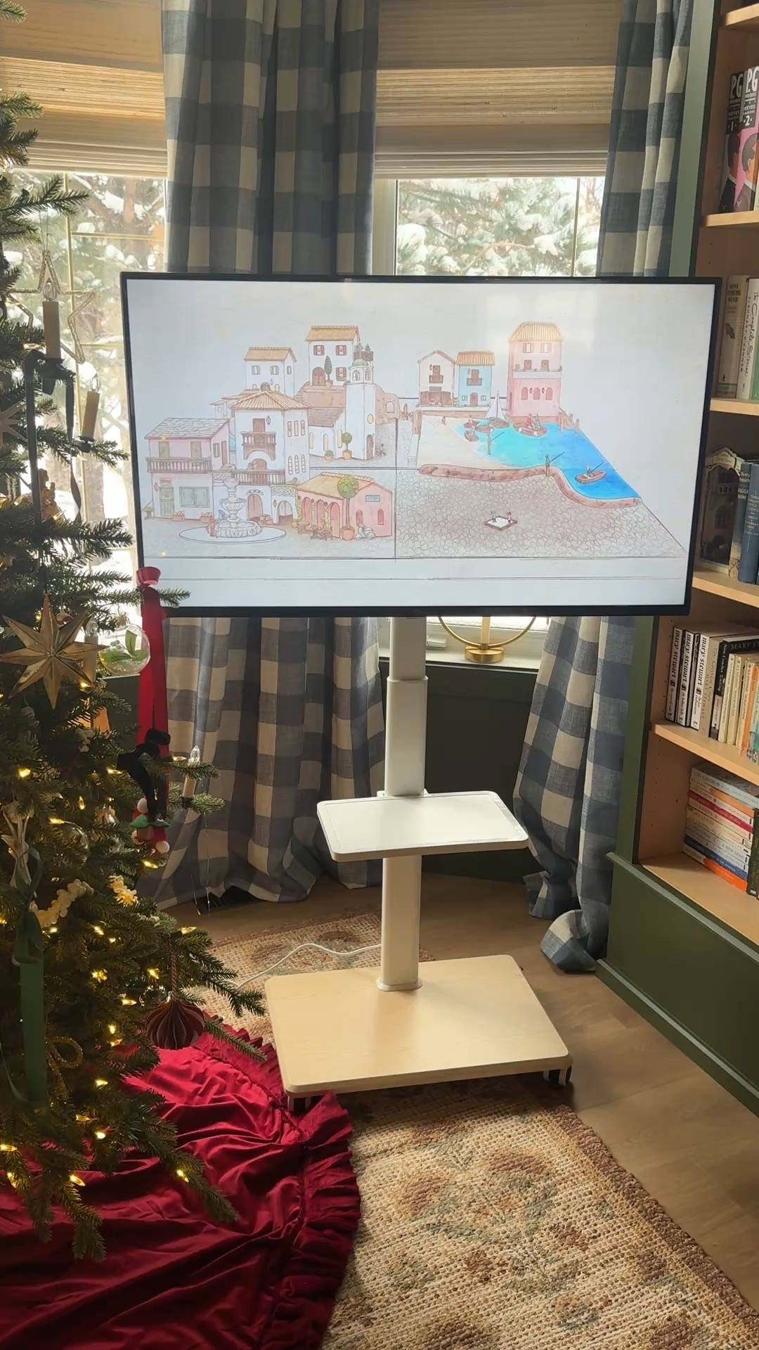 Moveable TV. Fire TV on stand with wheels, great for moving room to room instead of the more expensive and smaller screen LG StandByMe TV!


#LTKHoliday #LTKHome #LTKSaleAlert