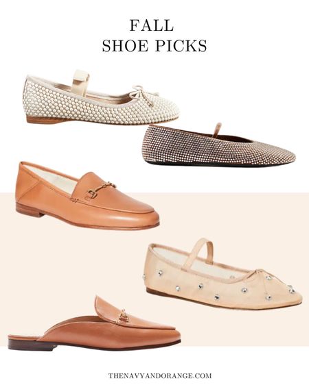 Fall shoe picks, studded, rhinestone, embellished, loafer, slides, fall fashion, fall style, Mary Janes flats 

#LTKstyletip #LTKshoecrush