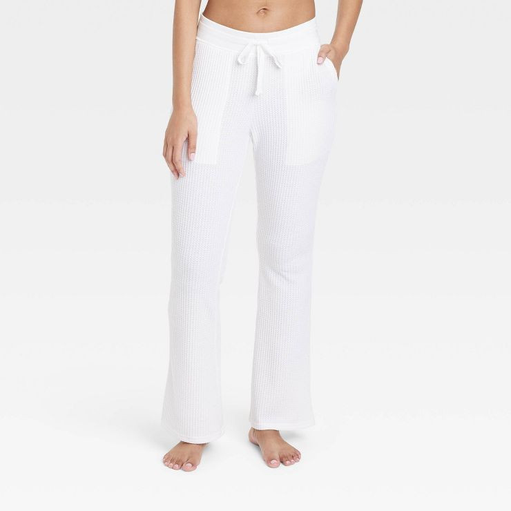Women's Waffle Knit Lounge Pants - Stars Above Lounge Set - Target Style | Target