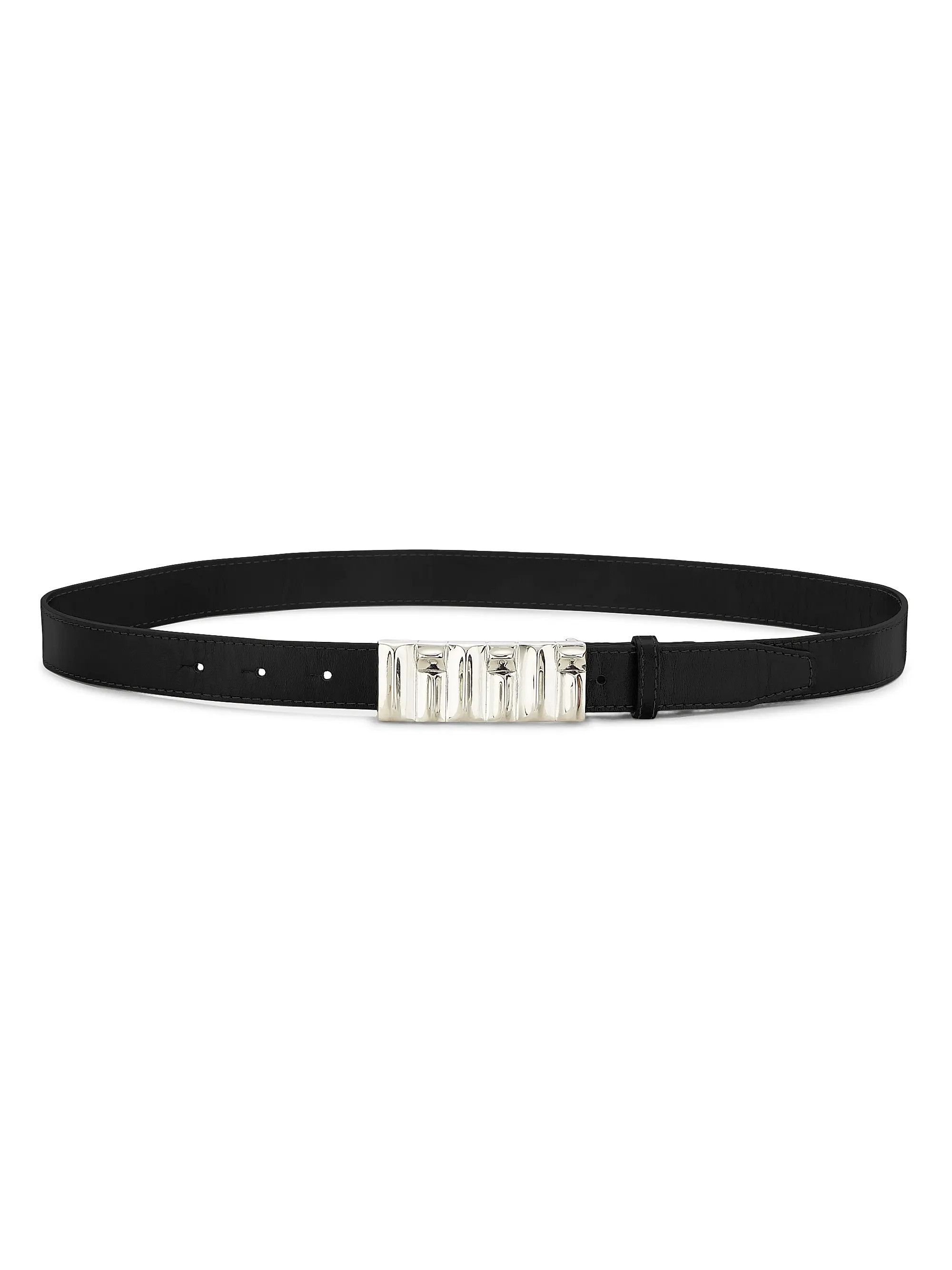 Sculptural Leather Belt | Saks Fifth Avenue