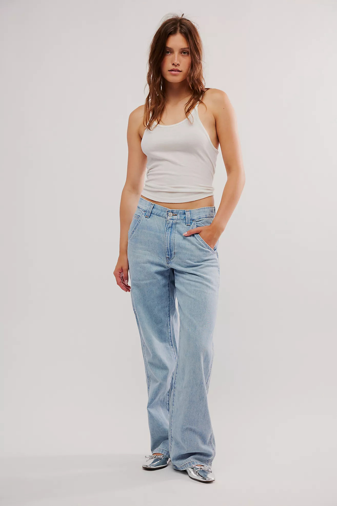 Levi's Baggy Carpenter Featherweight Jeans | Free People (Global - UK&FR Excluded)