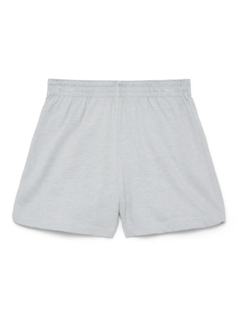 Wonder Nation Girls Kid Tough Knit Shorts, Sizes 4-18 & Plus | Walmart (US)