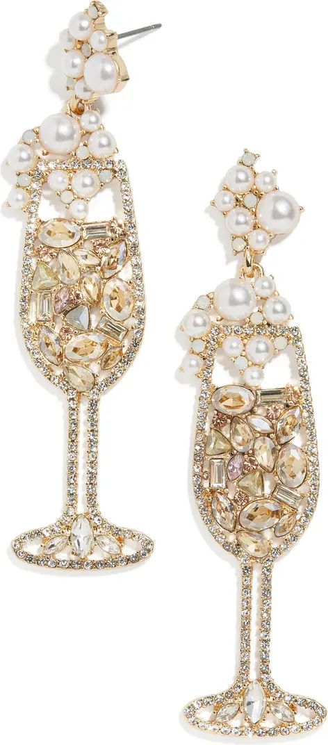 Sip Sip Hooray Champagne Drop Earrings | Nordstrom