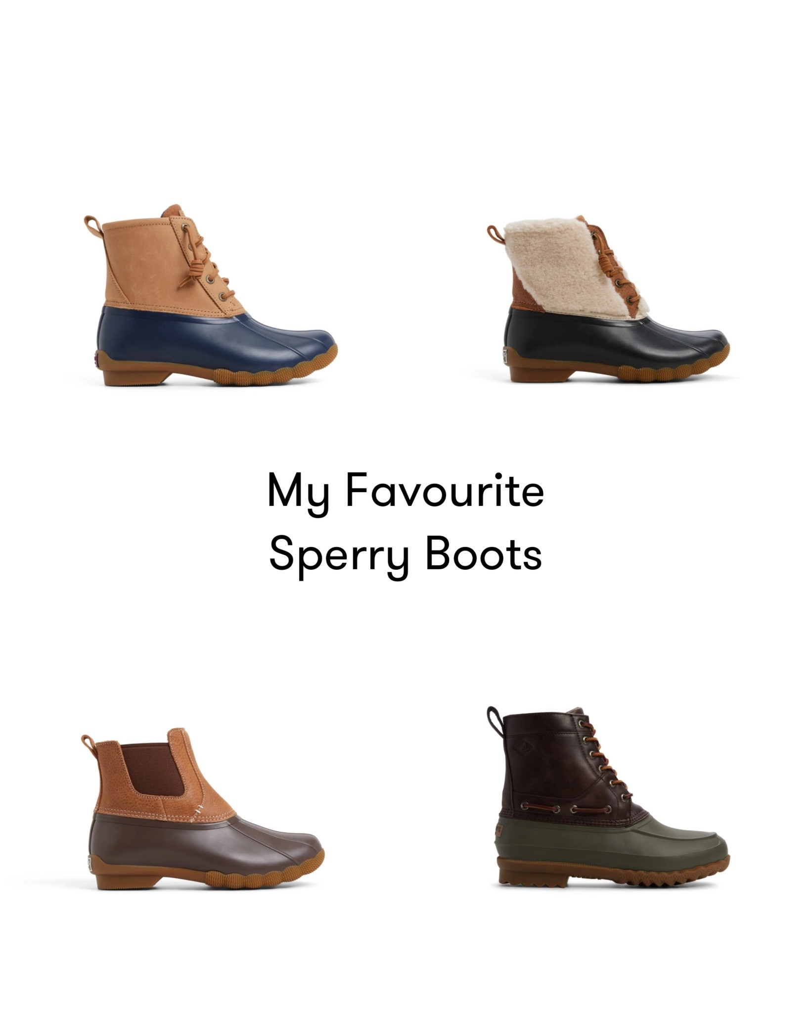 My favourite Sperry boots! The perfect Allweather boot that can help you look fashionable while breathing the cold and wet weather.

#LTKfall #LTKwinter #LTKstyletip