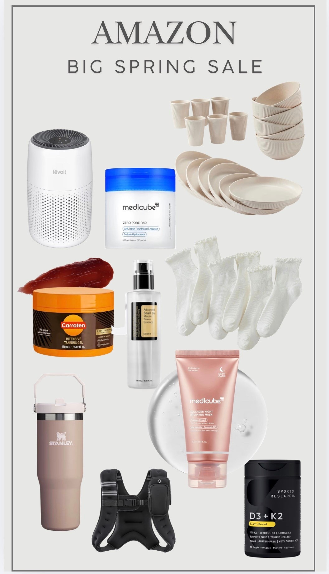 My everyday favorites… but on SALE 🤍👏🏼

These are the items I reach for daily. I don’t share anything I don’t truly love, and these are all SO good.

If you’ve been eyeing any of these, now is the time to grab them while they’re part of the spring sale 🙌🏼

Shop everything here ⬇️  
#LTKSale #LTKFinds #AmazonFavorites #EverydayEssentials #LTKHome #BudgetFriendlyFin