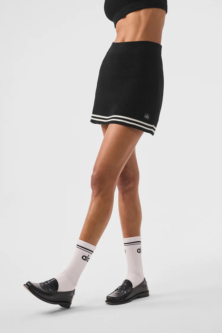 Tennis Club Sweater Knit Skirt | Alo Yoga (US)