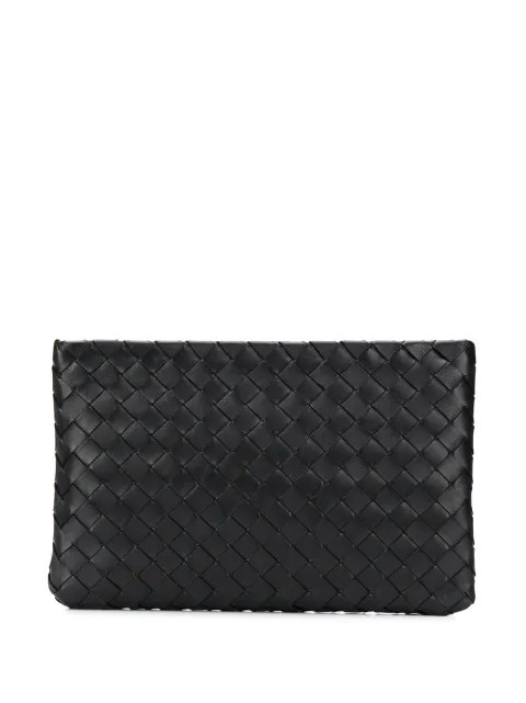 Intrecciato leather pouch | Farfetch (UK)