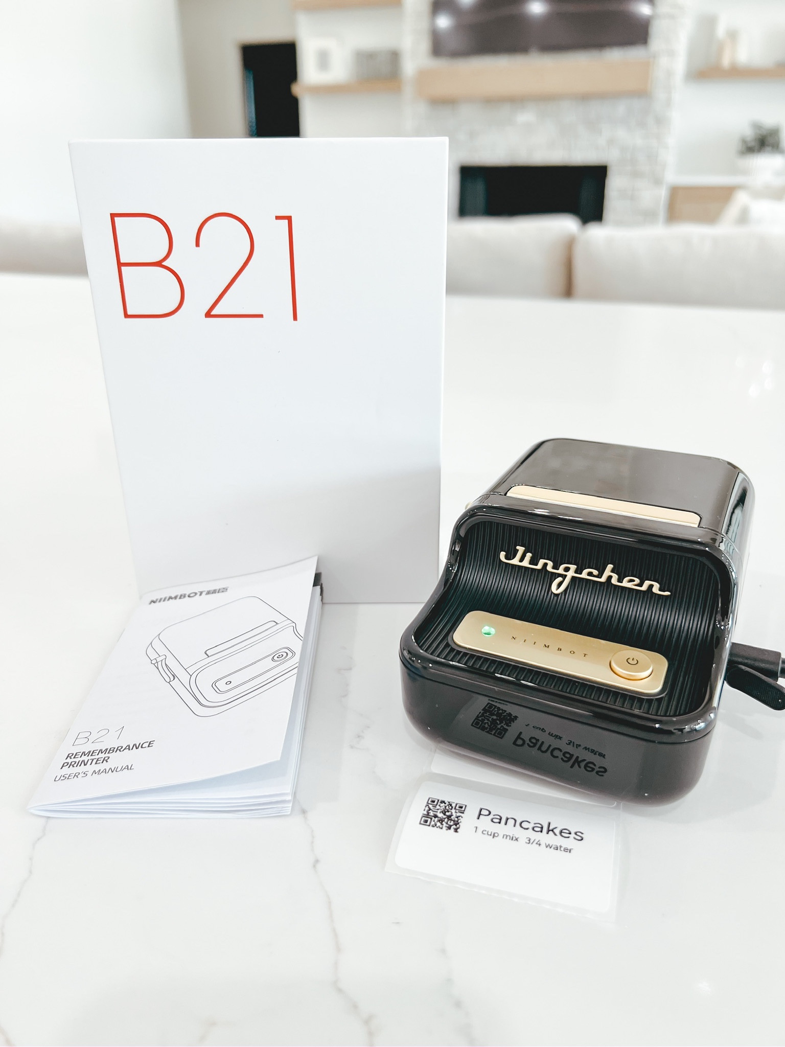 This label maker makes organizing and any other projects or crafts a breeze! It even creates a QR code on the label if needed for easy reference when organizing items.

#LTKFind #LTKhome