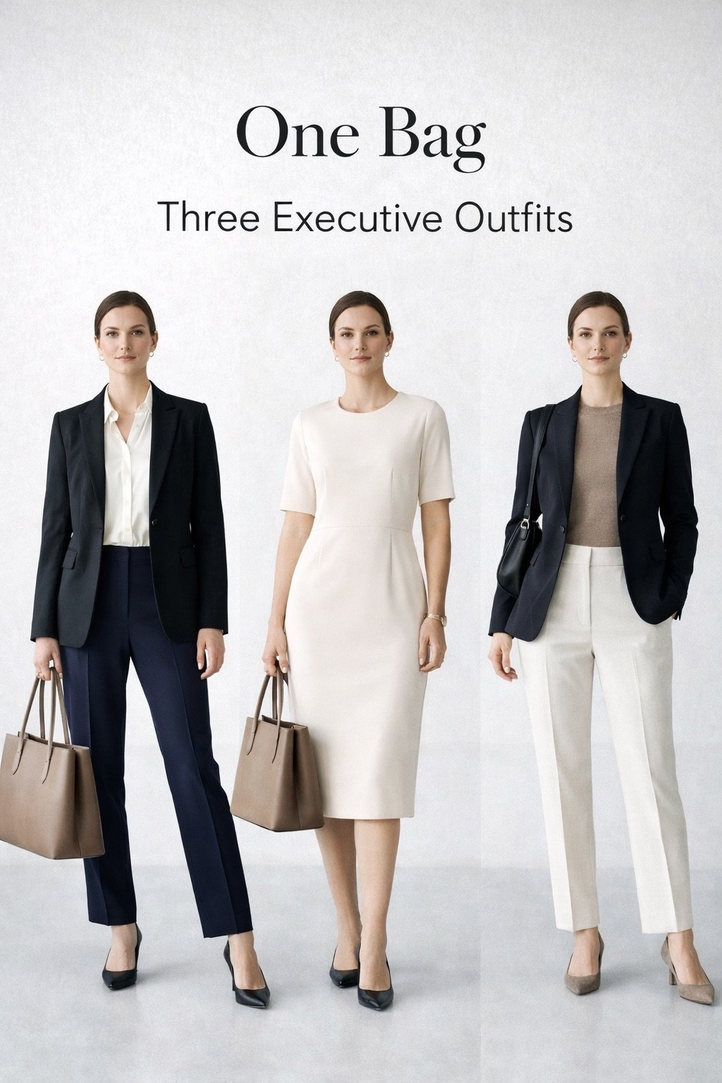 One Bag, Three Executive Outfits: A strong bag does more than finish the outfit—it anchors it. The right, well-structured tote or top-handle style can carry multiple executive looks without losing polish, which is exactly what makes it worth the investment. Styled with tailoring, dresses, or clean separates, one refined bag can make the entire wardrobe feel more intentional. 

Shop my picks for executive bags that work across multiple outfits with ease.

#LTKWorkwear