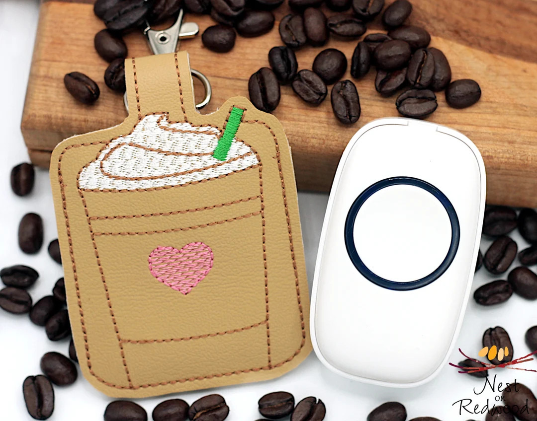 Iced Coffee Classroom Doorbell Holder, Coffee Doorbell Case, Doorbell Holder, Lanyard Accessory, ... | Etsy (US)