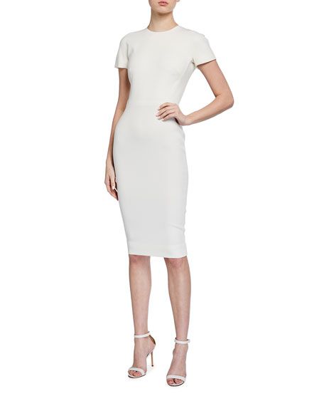 Victoria Beckham Fitted T-Shirt Dress | Neiman Marcus