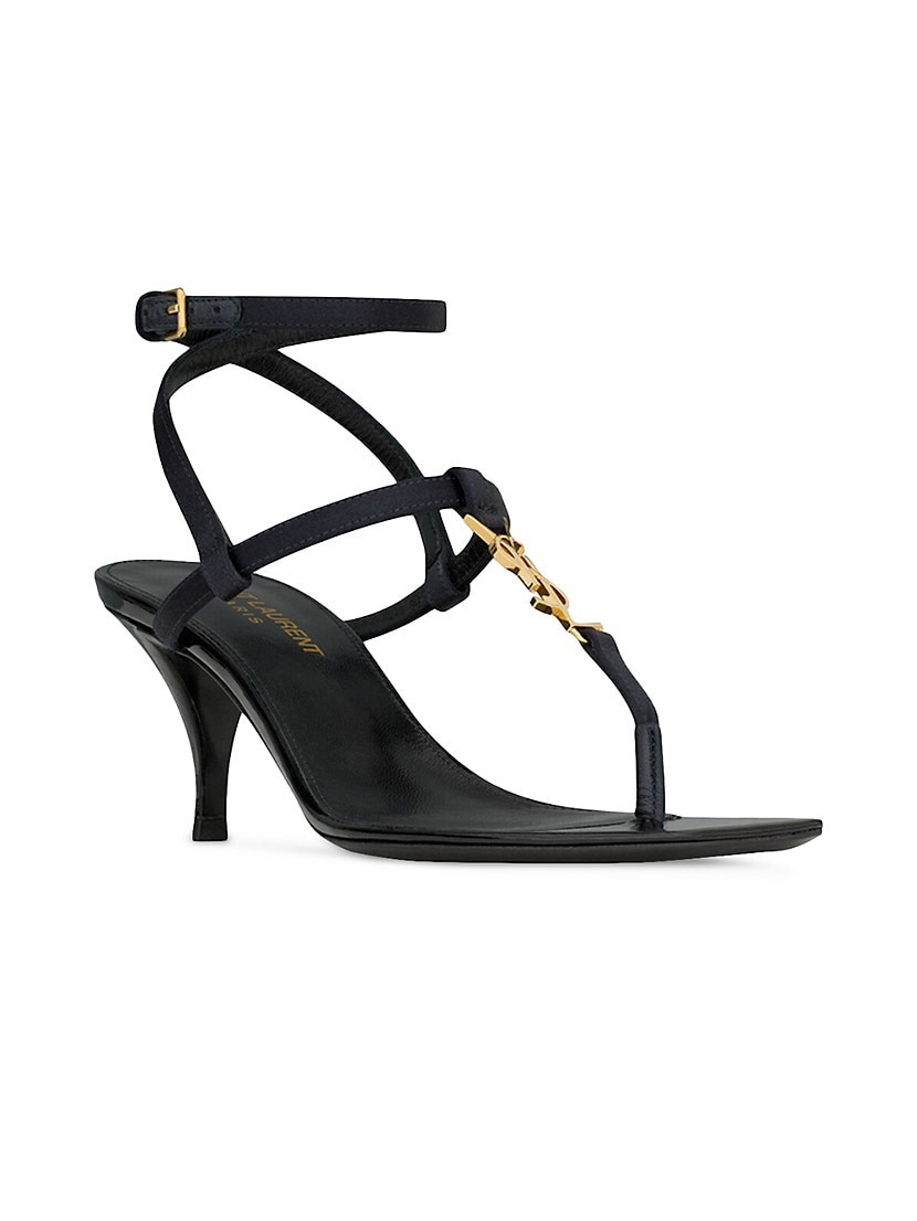 Cassandra Sandals in Silk Satin | Saks Fifth Avenue