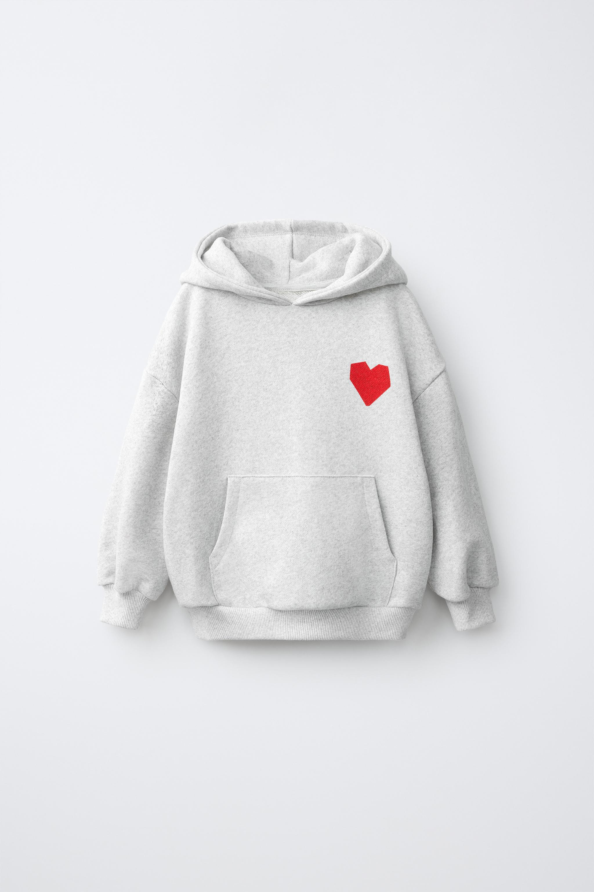 HEART HOODIE | Zara US