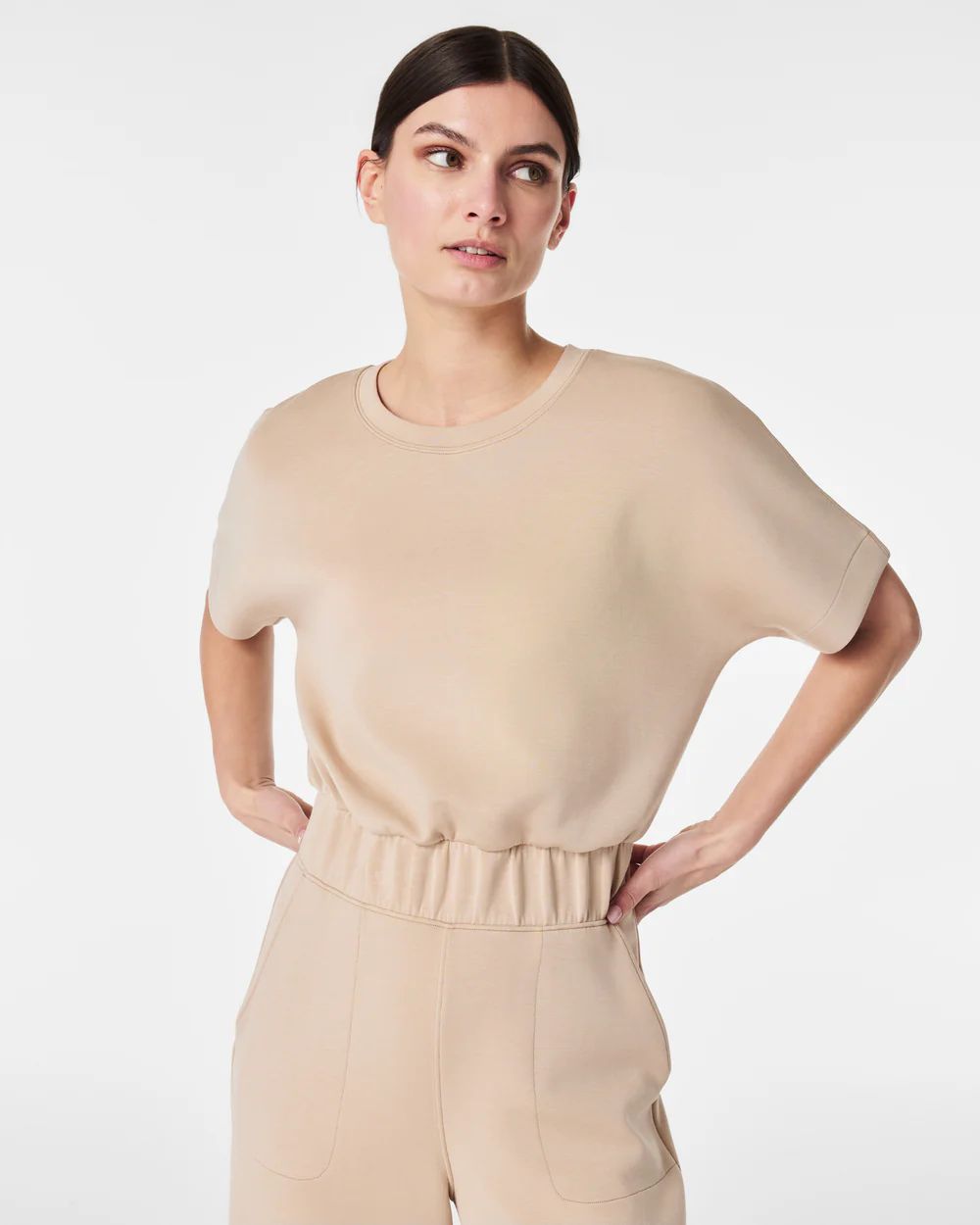 AirEssentials Cropped Wide-Leg Jumpsuit | Spanx