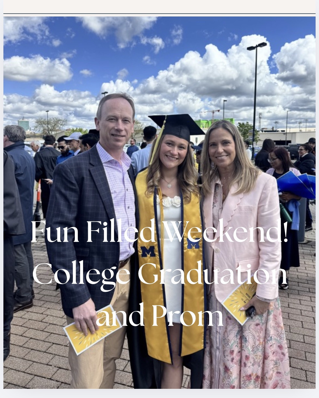 Such a fun weekend!  College graduation for my oldest and prom for my senior!

#LTKdayinmylife #LTKootd #LTKmomlife