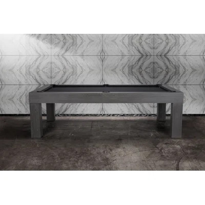Alta Pool Table In Grey Marble With Professional Installation Included | Wayfair North America