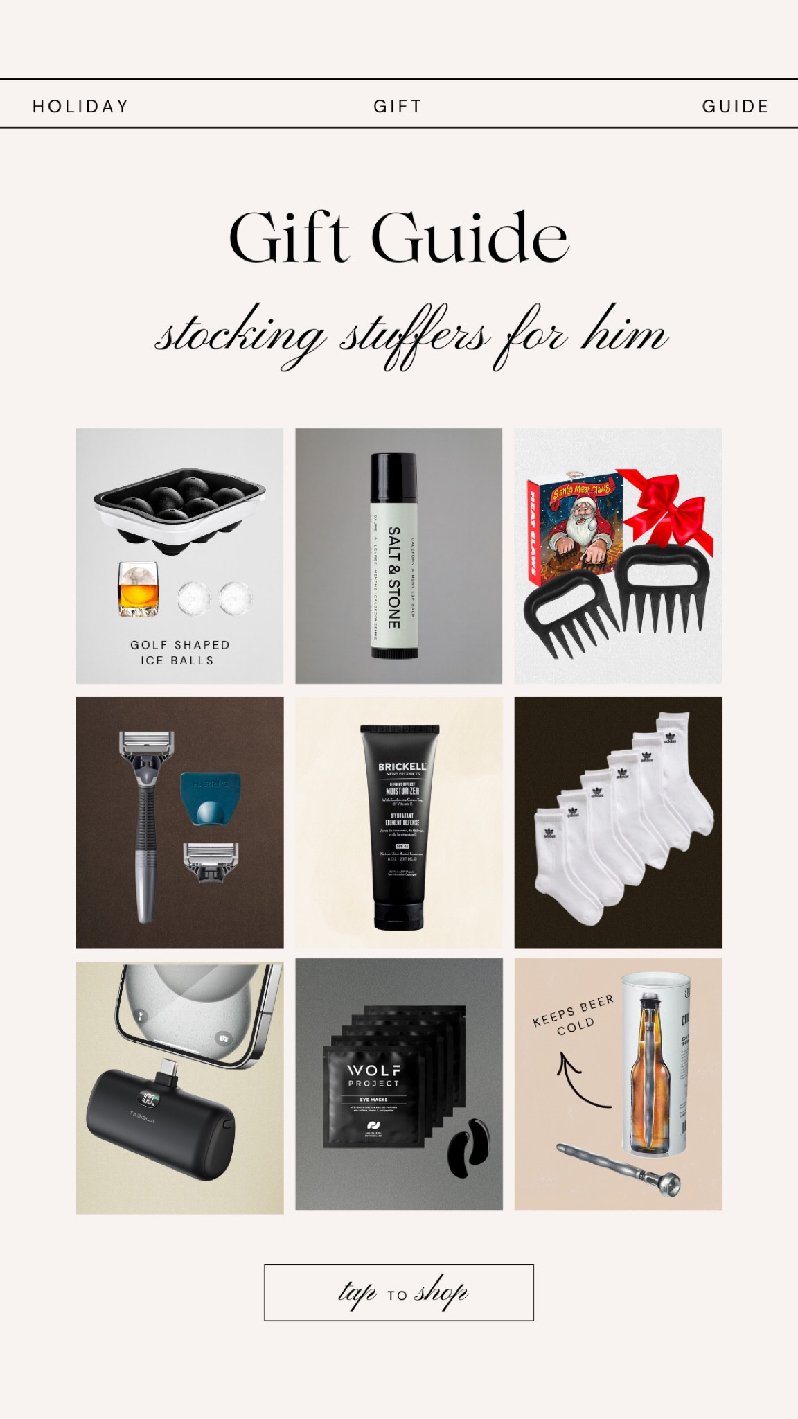 gift guide- stocking stuffers for him

#LTKfindsunder50 #LTKGiftGuide #LTKCyberWeek