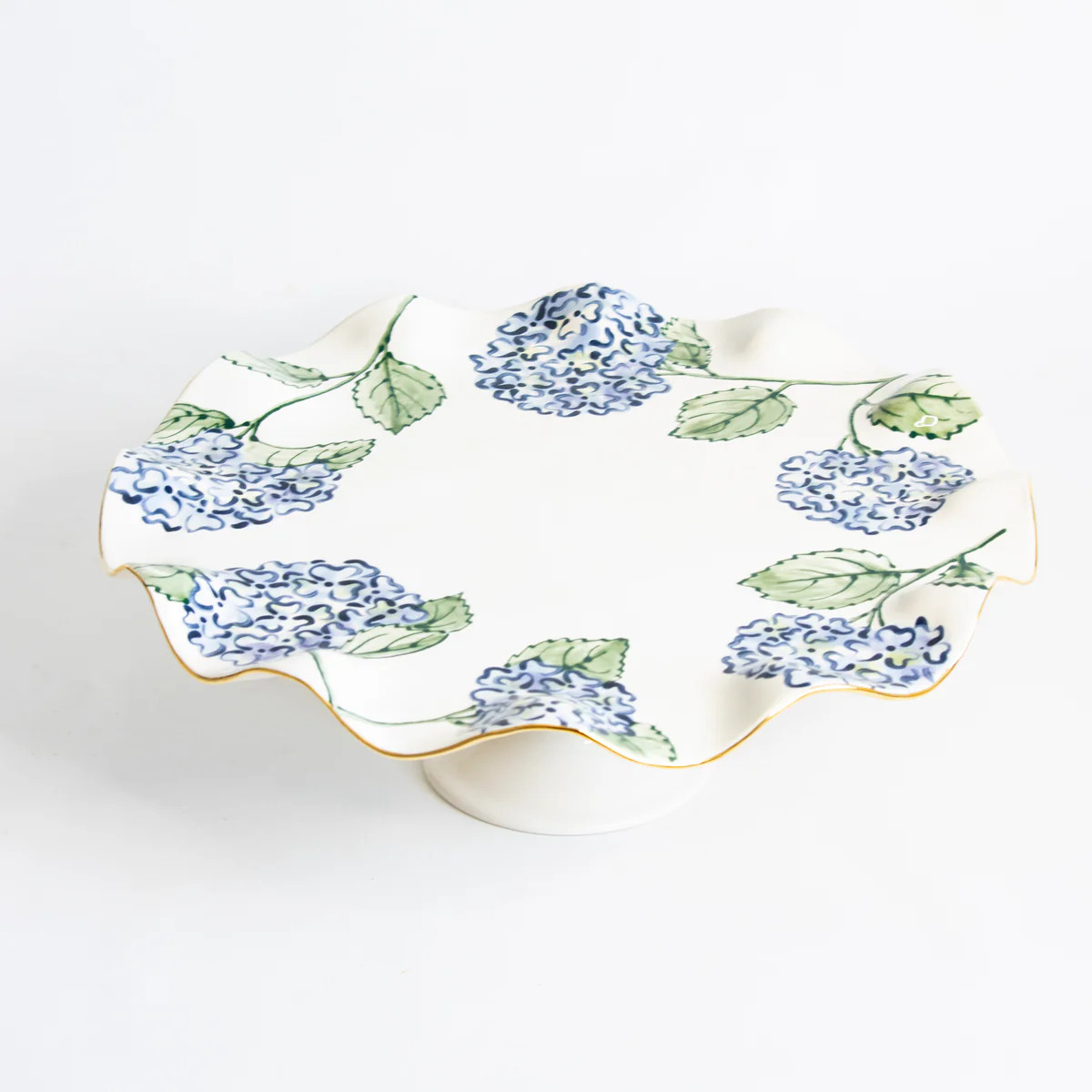 Blue Hydrangea Cake Stand | Susan Gordon Pottery