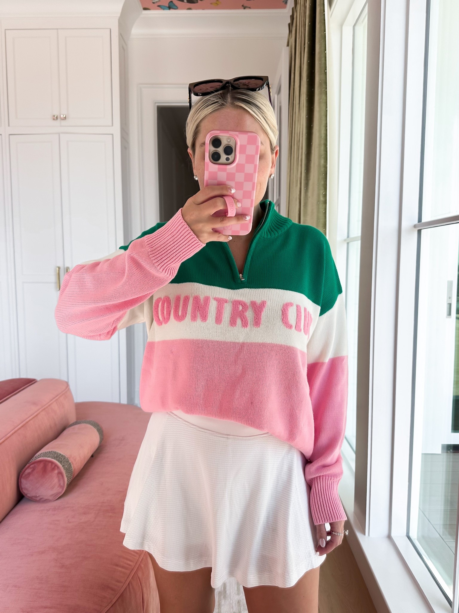 Use code WHITNEY for 40% off pink Lily!
Wearing size small in sweater! 

#LTKActive #LTKSaleAlert