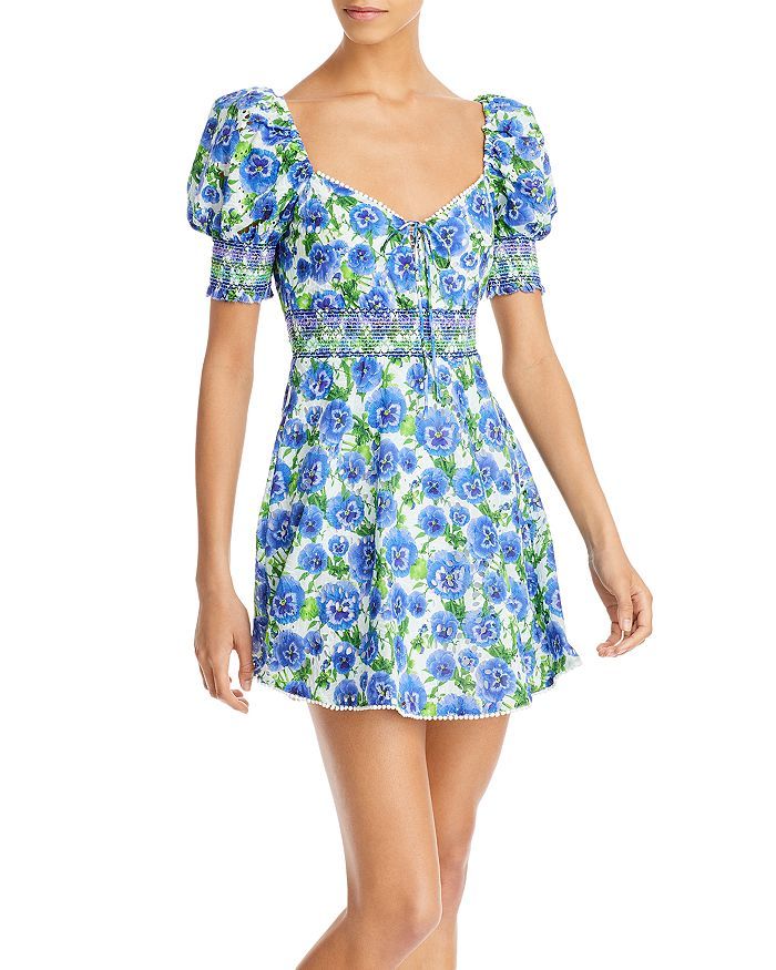 Alice and Olivia Crawford Sweetheart Tiered Floral Mini Dress   Back to Results -  Women - Bloomi... | Bloomingdale's (US)