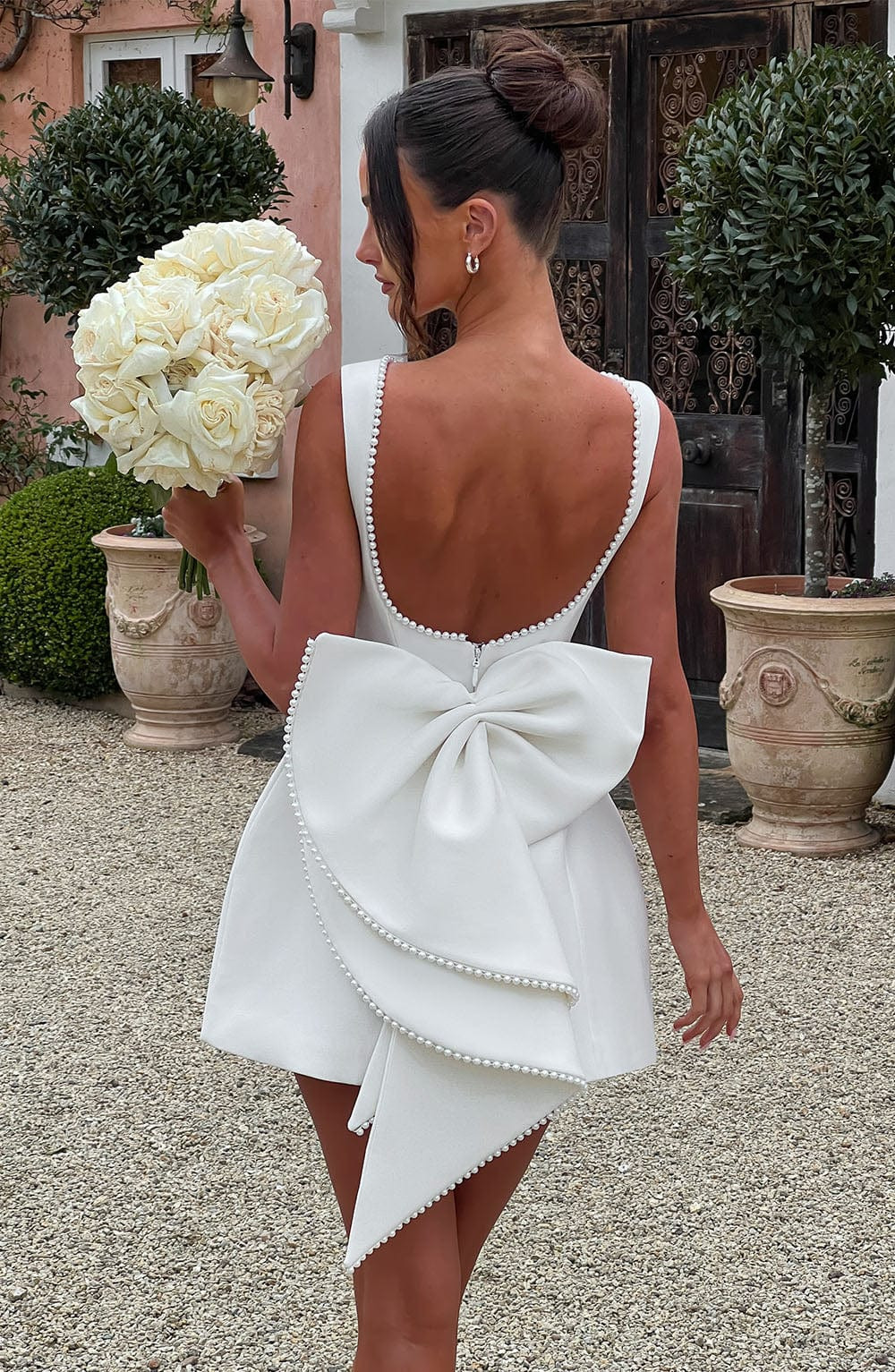 Carrie Mini Dress - Ivory | Babyboo (global)