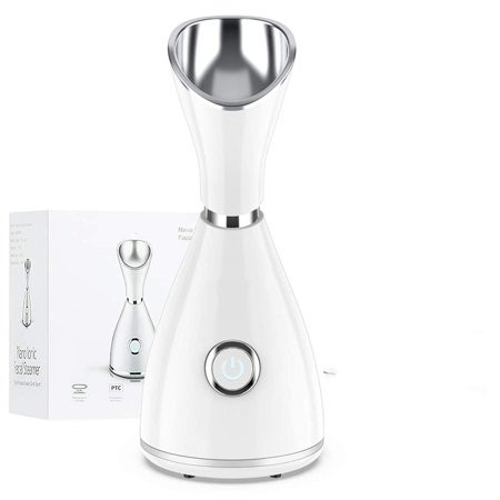 Facial Steamer-Face Steamer for Facial Deep Cleaning Home Facial Spa Warm Mist Humidifier (White) | Walmart (US)