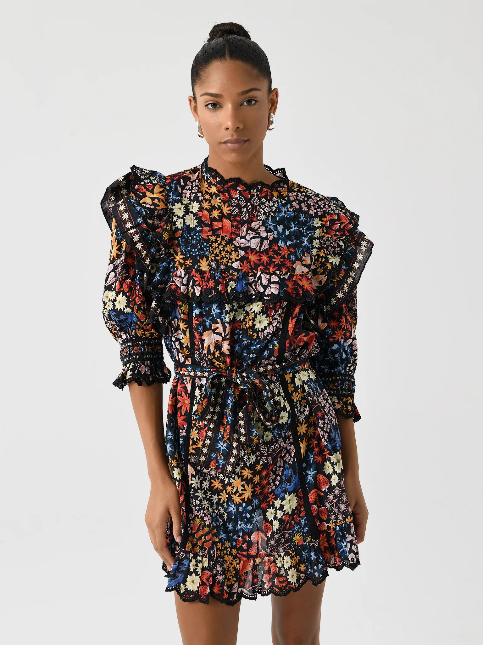 FARM RIO
                      
                     Women's Jujus Garden Mini Dress | Saint Bernard