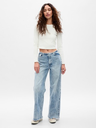 PROJECT GAP Cropped Rib T-Shirt | Gap (US)