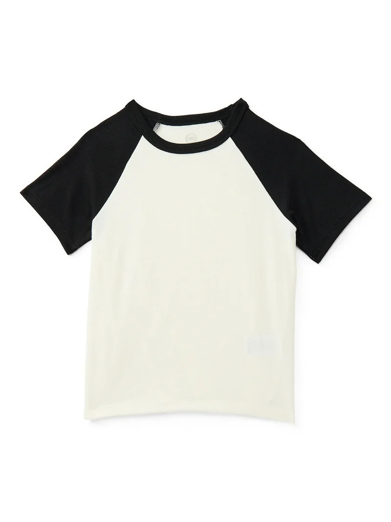 Wonder Nation Toddler Boys' Raglan Tee with Short Sleeves, Size 18M-5T | Walmart (US)