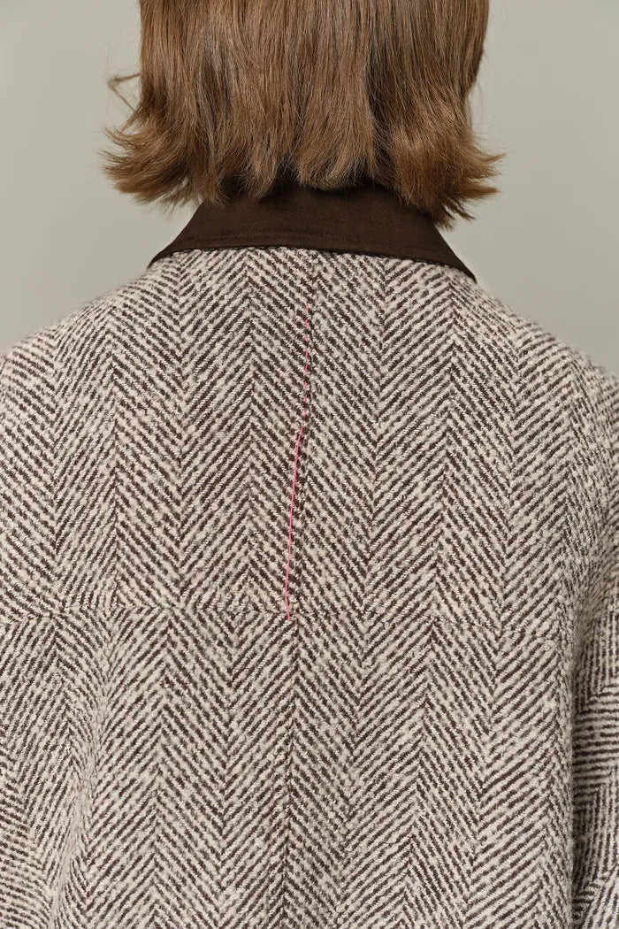 Dakota Tweed Baseball Jacket in Wool | Fabrique