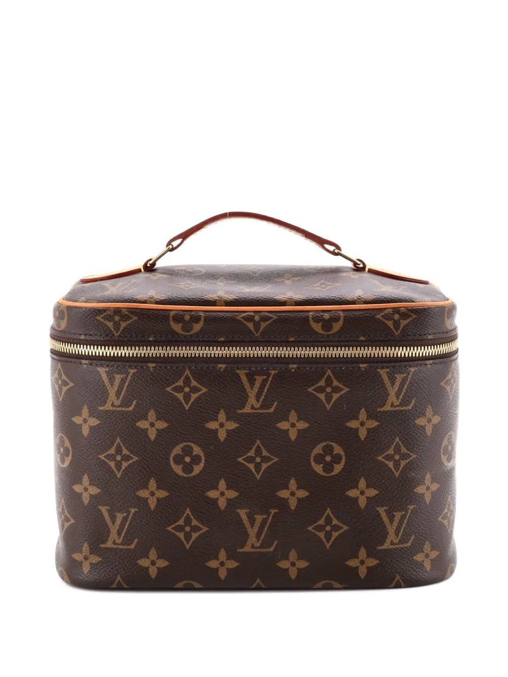 Louis Vuitton Pre-Owned Nice Vanity Case Monogram Canvas BB pouch - Brown | Farfetch Global