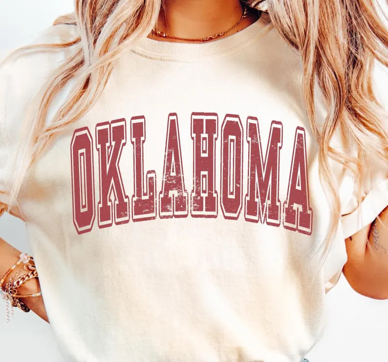 Oklahoma Comfort Colors® Tshirt Gift Tee - Etsy | Etsy (US)