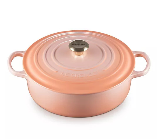 Le Creuset 6.75-Qt Signature Round Wide Oven - QVC.com | QVC