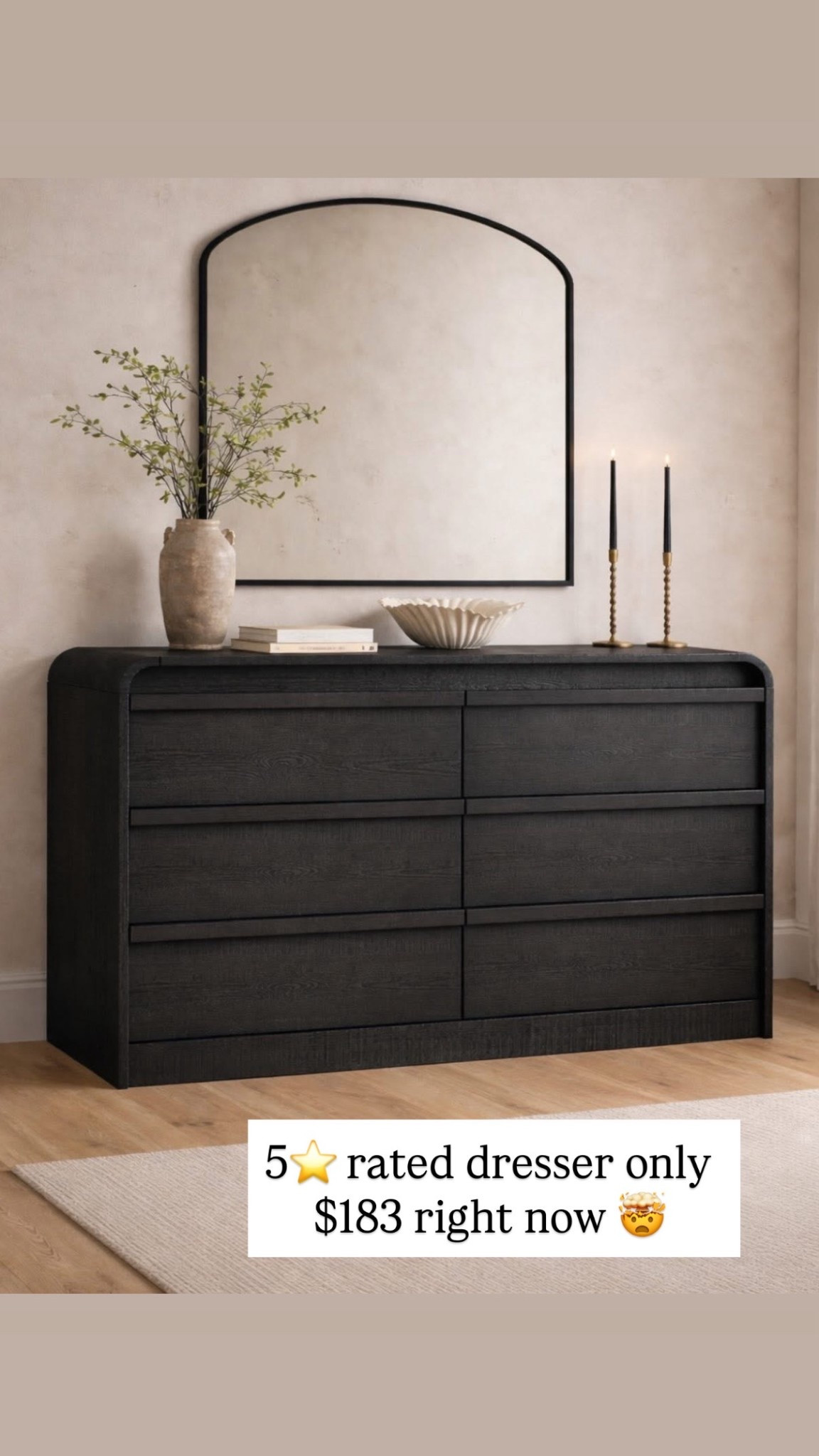 Beautiful & highly rated budget dresser find 🙌🏻

#LTKHome #LTKSaleAlert