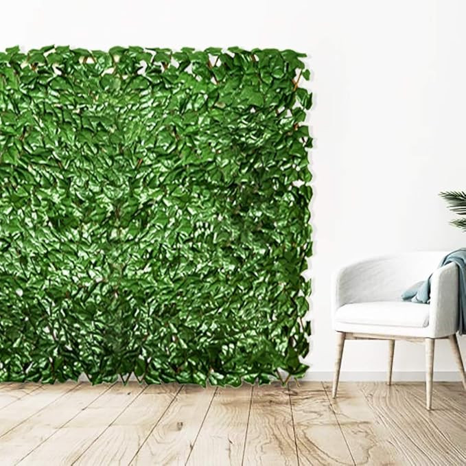 Artificial Leaf Faux Ivy Expandable/Stretchable Outdoor Privacy Fence Screen for Balcony Patio De... | Amazon (US)