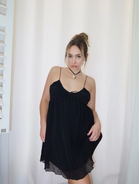 Abercrombie little black dress for summer 🖤 

#LTKFind #LTKstyletip