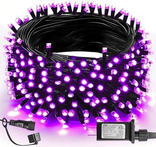 TW SHINE Halloween Lights, 200 LED 66FT Outdoor Halloween Lights Plug in with 8 Modes, Waterproof... | Amazon (US)