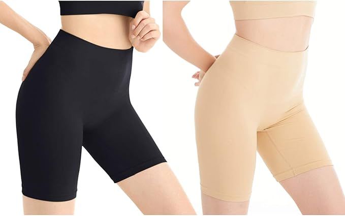 Amazingjoys Seamless Slip Shorts Women's Smooth Slip Panties for Under Dresses | Amazon (UK)