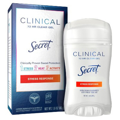 Secret Clinical Strength Clear Gel Antiperspirant & Deodorant for Women - Stress Response - 1.6oz | Target