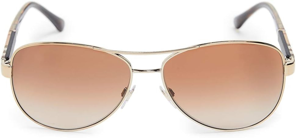 BURBERRY Women's 0be3080 Aviator | Amazon (US)