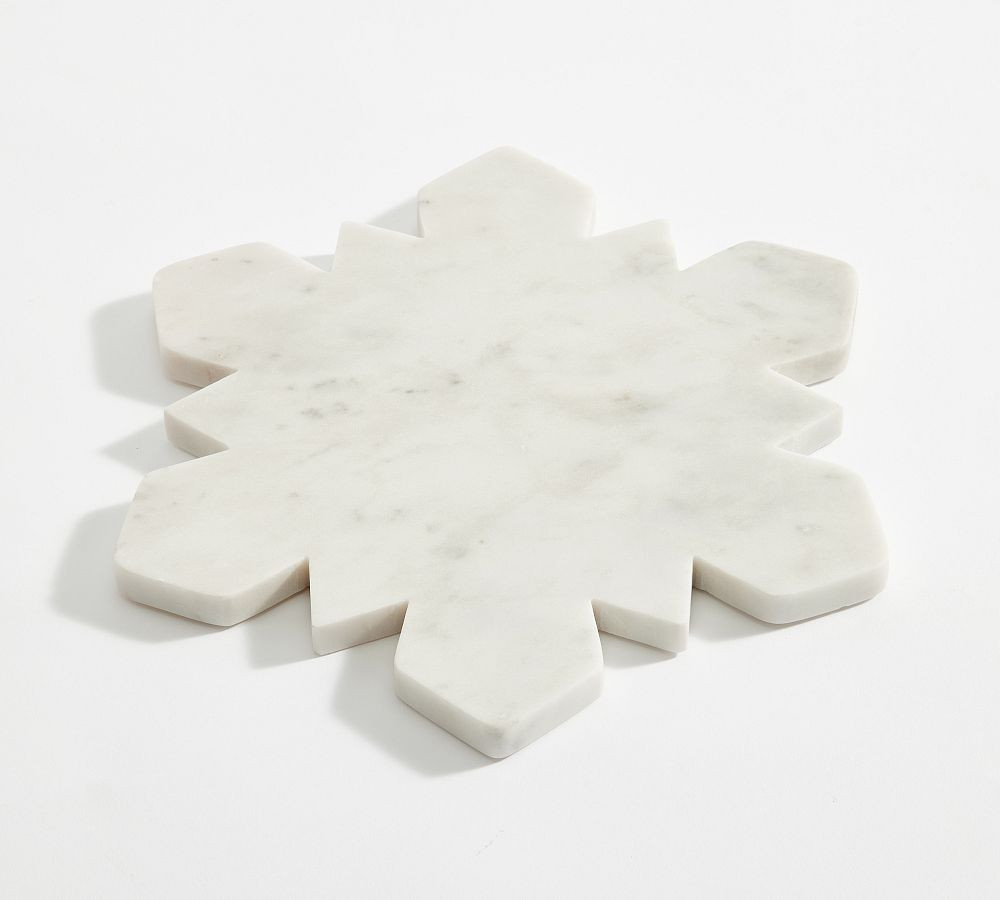 Marble Snowflake Cheese Board | Pottery Barn (US)