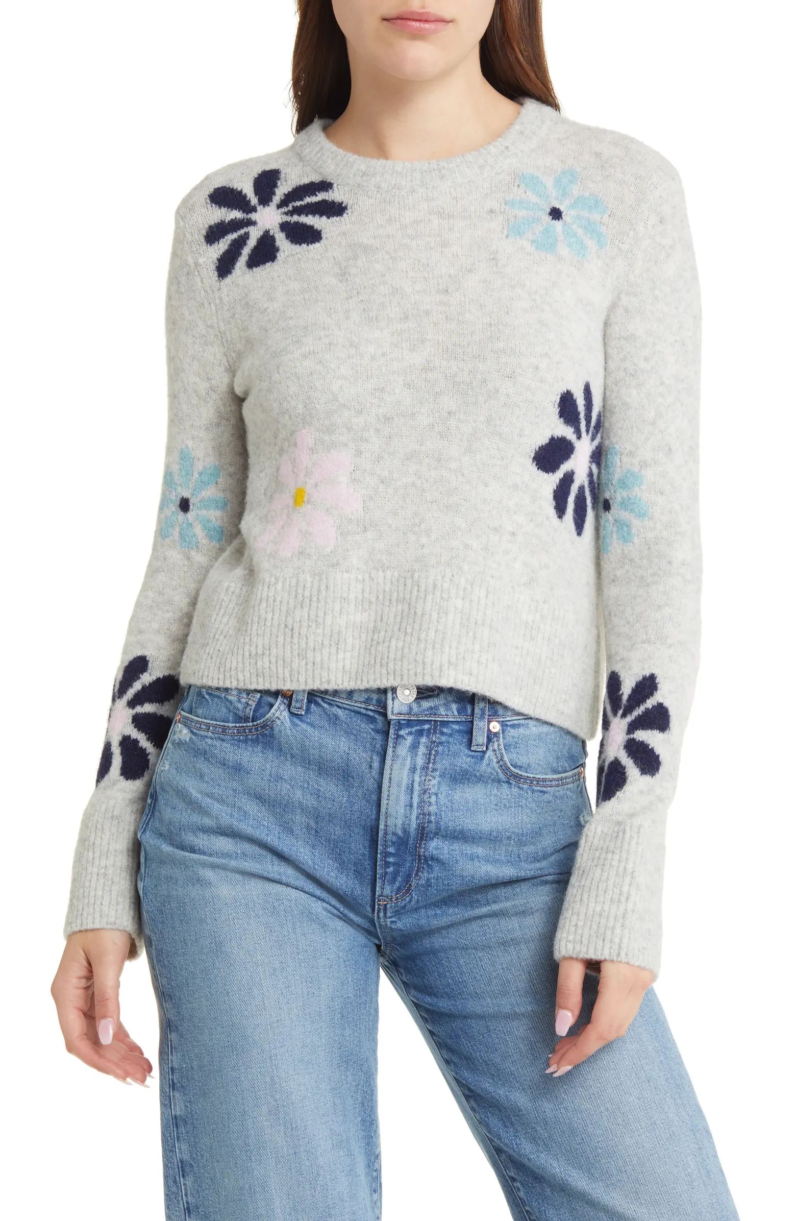 Anise Floral Crewneck Sweater | Nordstrom