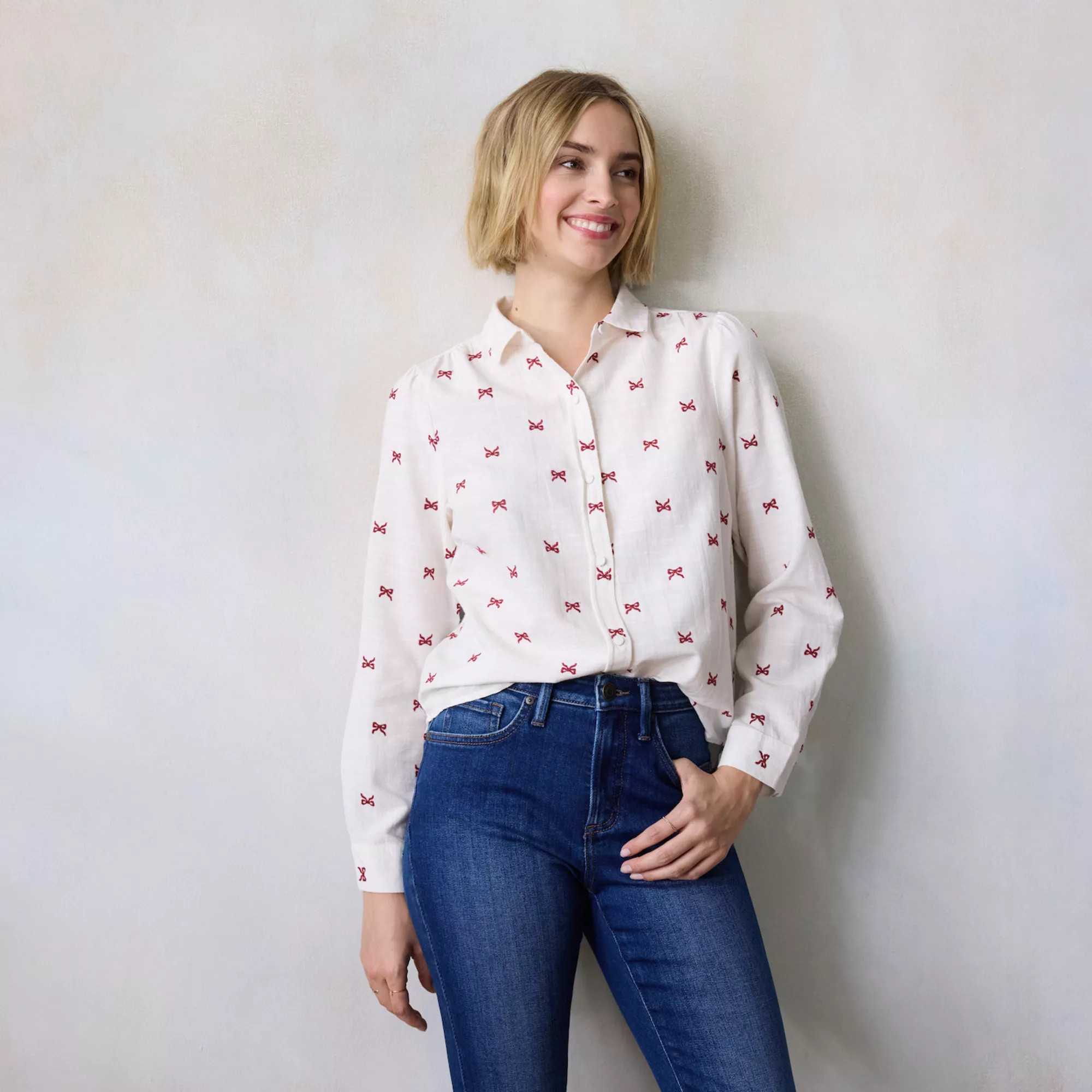 Women's LC Lauren Conrad Button Front Shirt | Kohl's