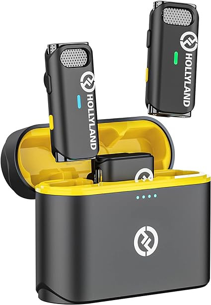 Hollyland Lark M1 Wireless Lavalier Microphone with Noise Cancellation, 656ft Transmission,8H Bat... | Amazon (US)