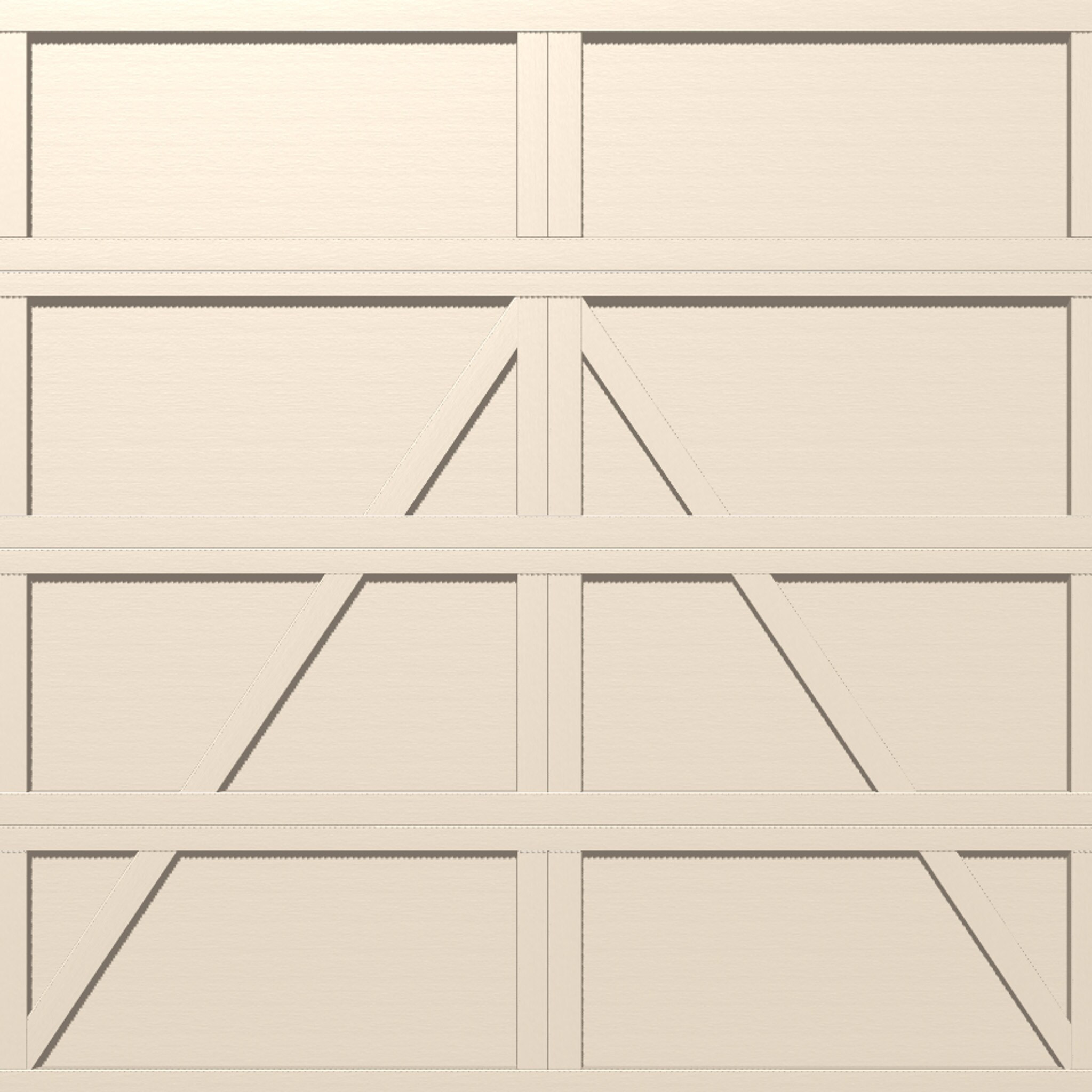 Wayne Dalton Classic Steel Model 9405 8-ft x 8-ft 10 R-Value Insulated Almond Single Garage Door one_size in Brown | WD9405CHA88 | Lowe's