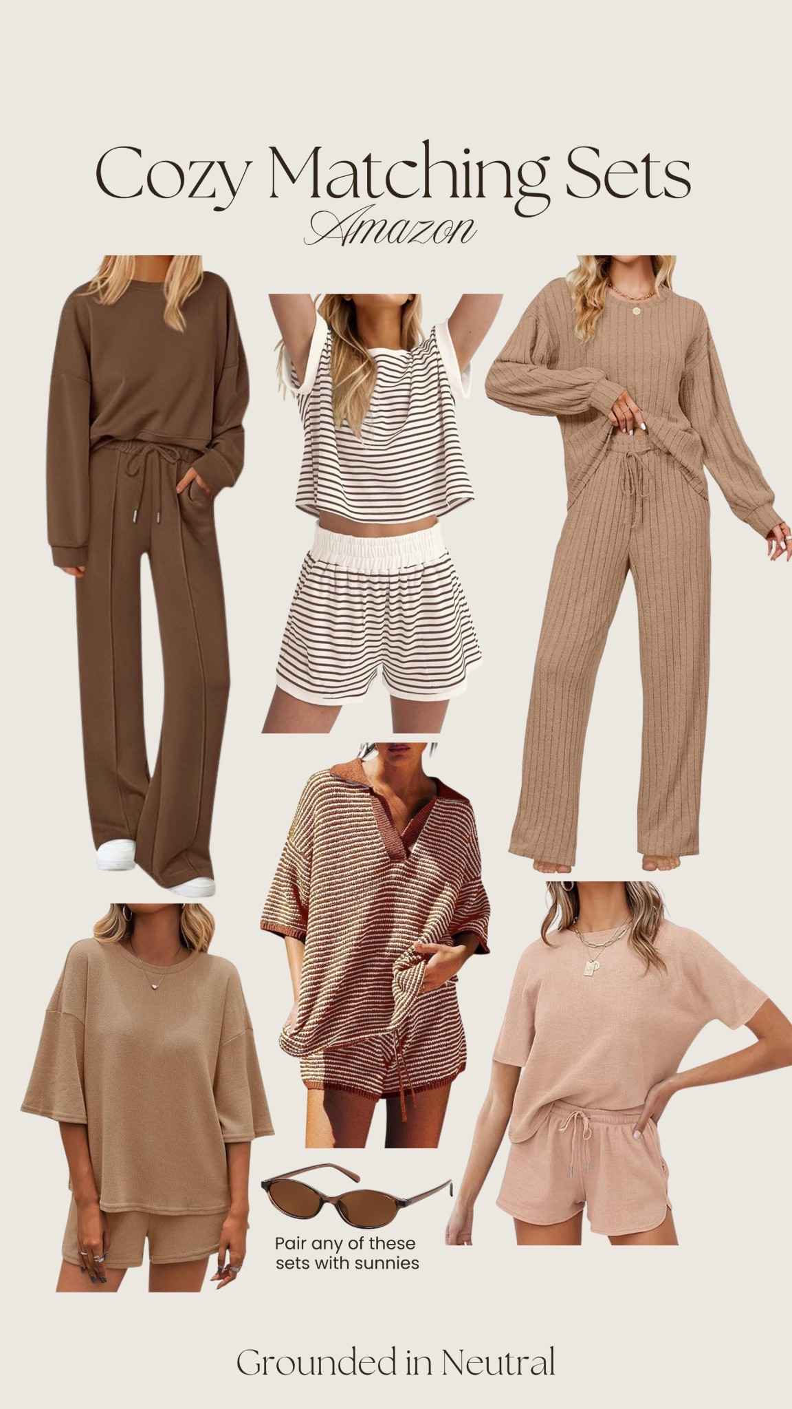 Cozy lounge sets from Amazon - Just pair with some sunnies. 🕶️🤎

#LTKgrwm #LTKootd