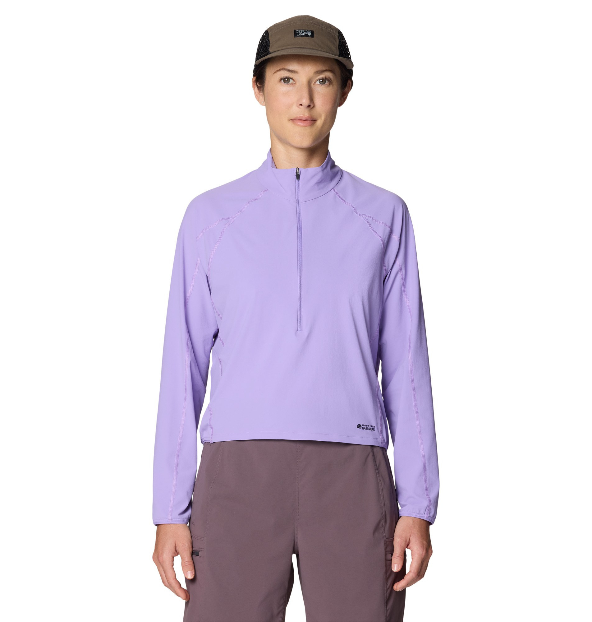 Mountain Hardwear Women's Sunshield Half-Zip Shirt  Purple S | REI
