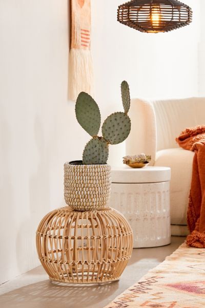 Shae Rattan Ottoman | Urban Outfitters (US and RoW)