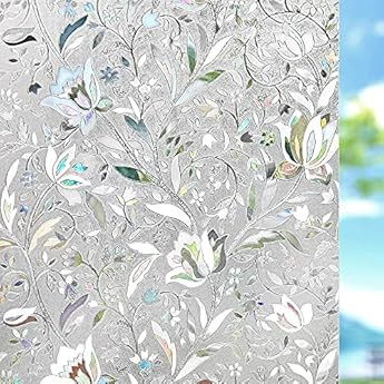 LEMON CLOUD Window Film, Decorative Window Privacy Film, 3D Stained Glass Window Sticker,Anti-UV ... | Amazon (CA)